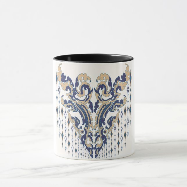 Coole Tasse bei Stoffmuster (Zentrum)