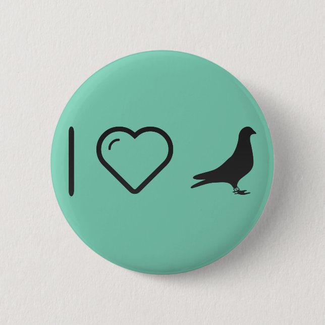 Coole Tauben Button (Vorderseite)