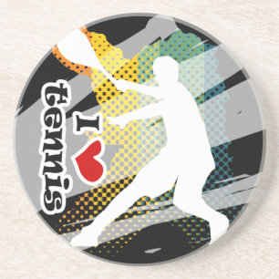 Coole Tennis-Untersetzer für Getränke Untersetzer