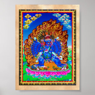 Coole Thangka-Tätowierung Poster