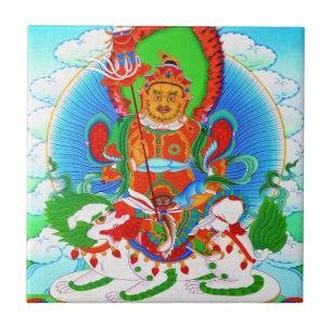 Coole Thangka-Tattoo Vaishravana Fliese