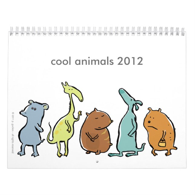 coole Tiere 2012 (kundengerecht) Kalender (Titelbild)