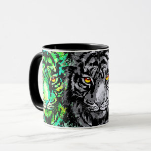 Coole Tiger Artwork - Wildtiere Große Katzen - Tig Tasse