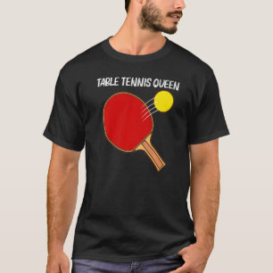 Coole Tischtennis für Frauen Mädchen Ping-Pong Spo T-Shirt