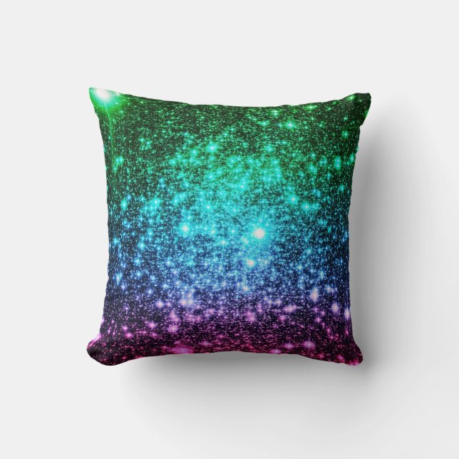Coole Tone Stars Galaxy Kissen (Vorderseite)