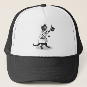 Coole Top-Hut-Katze Truckerkappe