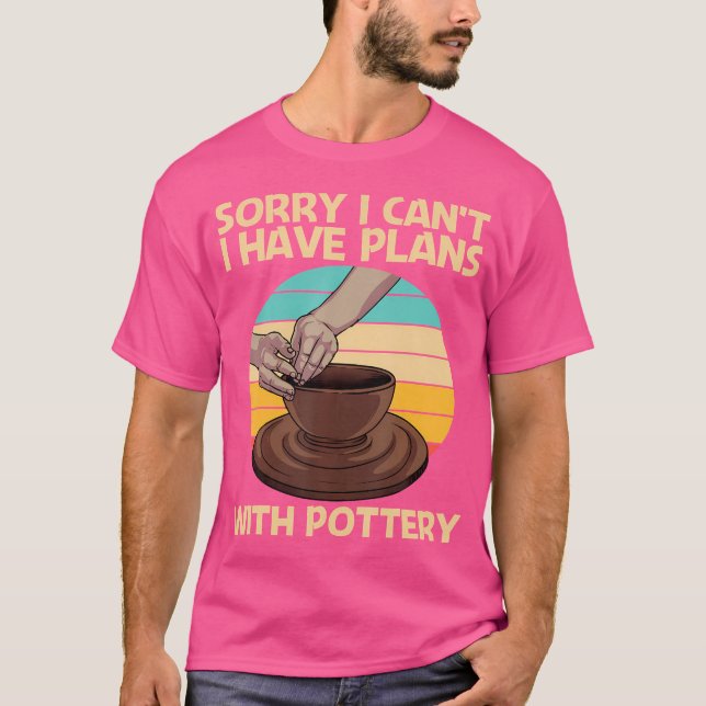 Coole Töpferei Keramik Pot Lover T-Shirt (Vorderseite)