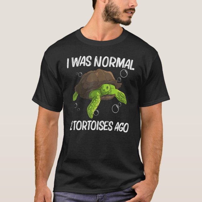 Coole Tortoise für Männer Wasserflächen T-Shirt (Vorderseite)