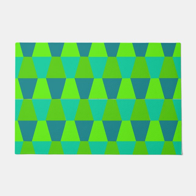 Coole Trapezoide Fußmatte (Vorderseite)
