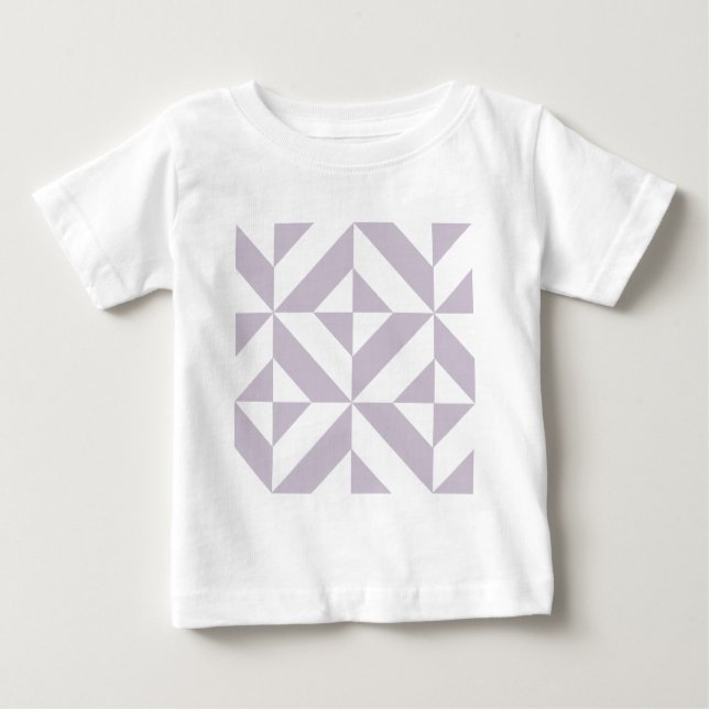 Coole Traubengeometrie Deko Cube Muster Baby T-shirt (Vorderseite)