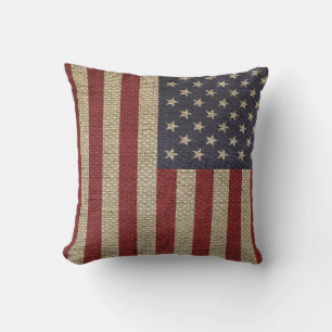 Coole trendige Amerika-Fahne, die sich durch ihre  Kissen