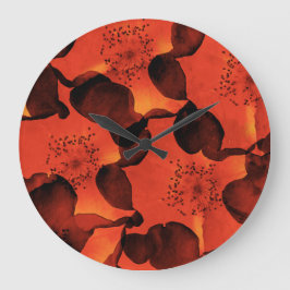 Coole, trendige, einzigartige digitale Kunst der B Große Wanduhr