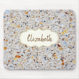 Coole Trendige Marmor-, Stein-Rahmen - Personalisi Mousepad