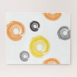 Coole, trendige, urbane, moderne Malpinselkunst Puzzle