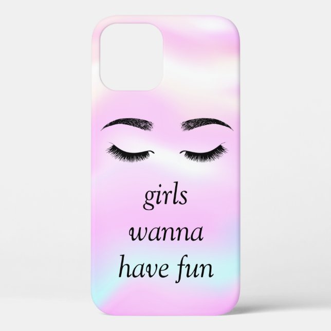 Coole trendy Imitats Lashes Chromatic Case-Mate iP iPhone Hülle (Rückseite)