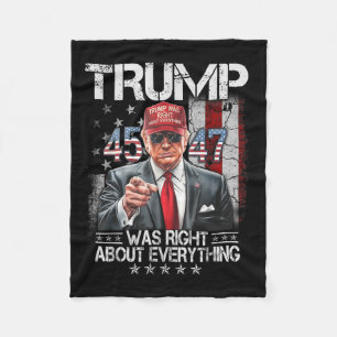 Coole Trump hatte recht über alles Amerikanische Fleecedecke
