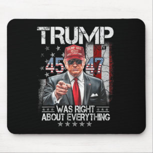 Coole Trump hatte recht über alles Amerikanische Mousepad