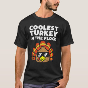 Coole Türkei Flock Niedlicher Erntedank Kinder Jun T-Shirt