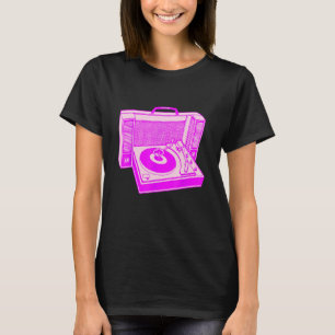 Coole Turntable DJ Vinyl 80er Radio Music Vintag T-Shirt