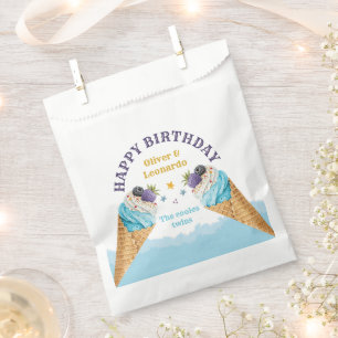 Coole Twins Ice Cream Boys Geburtstag Geschenktütchen