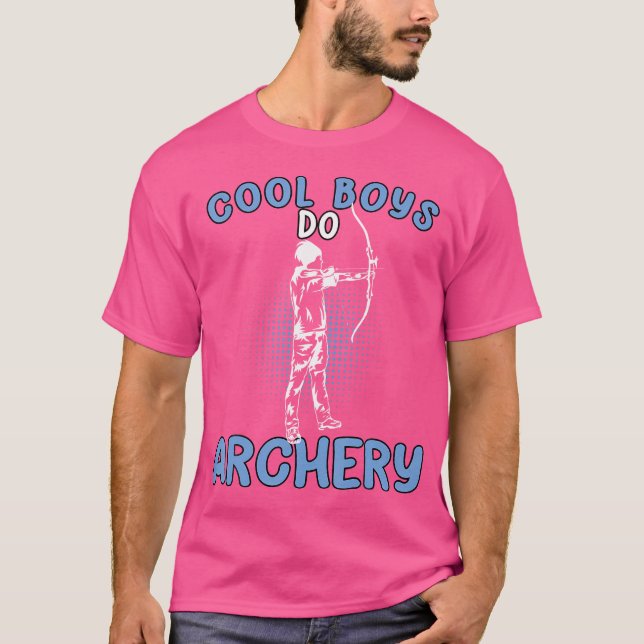 Coole Typ machen Bogenschützen T-Shirt (Vorderseite)
