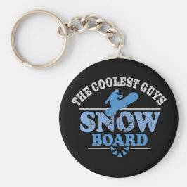 Coole Typ Snowboard Schlüsselanhänger