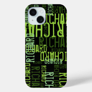 coole Typografie Kalkgrün auf schwarz Case-Mate iPhone Hülle