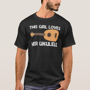 Coole Ukulele für Mädchen Kinder Musikinstrument T-Shirt