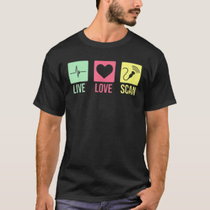 Coole Ultraschalldiagnose der technischen Krankenv T-Shirt