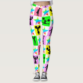 COOLE UND FARBENE SUPER STAR CHEERLEADER LEGGINGS