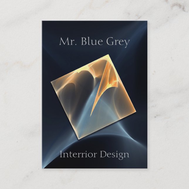 coole und klare Entwurfsgeschäftskarte Visitenkarte (Vorderseite)