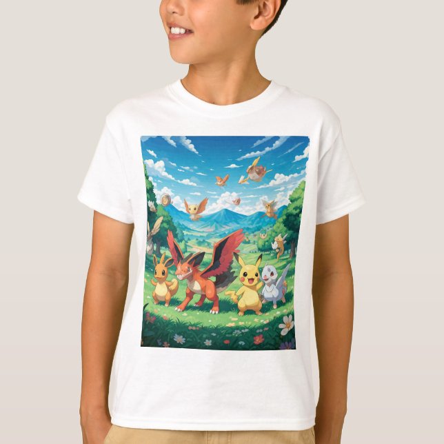 Coole und komfortable T - Shirt für Kinder (Vorderseite)