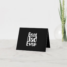 COOLE UND MINIMALISTISCHE "BESTER VATER ALLE ZEITE DANKESKARTE