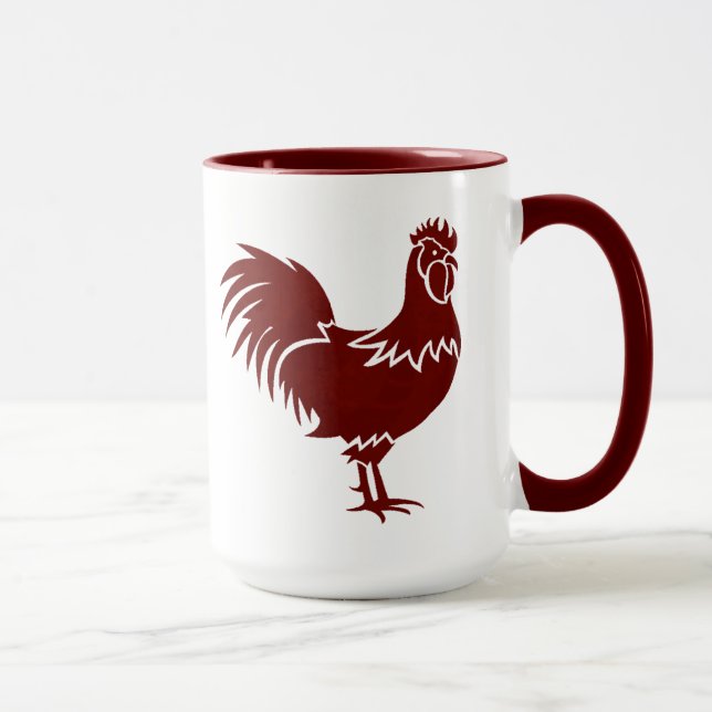 Coole und rustikale Länderliste Tasse (Rechts)