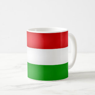 Coole ungarische Flagge Kaffeetasse