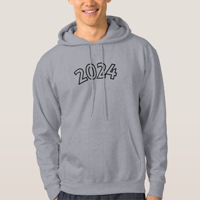Coole Uni Moderne 2024 Männer Hoodie (Vorderseite)