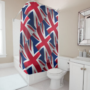 COOLE UNION JACK FLAG DUSCHVORHANG