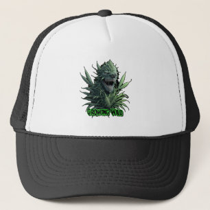 coole Unkraut-Pflanze für den Druck "Growing Wild" Truckerkappe