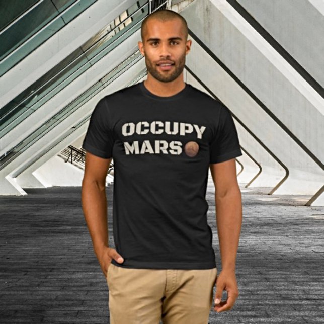 Coole Urban Vibes mit kosmischer Drehung - Occupy  T-Shirt (Von Creator hochgeladen)