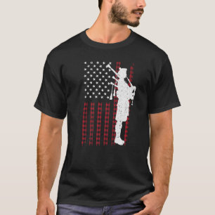 Coole US-Flag-Bagpiper für Männer Bagpipe Player T-Shirt