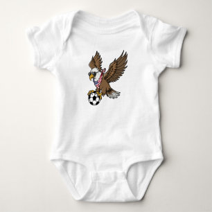 Coole USA-Fußball-Adler-Sonnenbrille Vintage Patri Baby Strampler