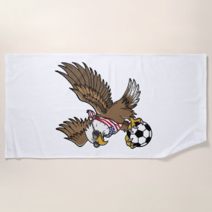 Coole USA-Fußball-Adler-Sonnenbrille Vintage Patri Strandtuch