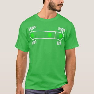 Coole Vanagon T3 Syncro DiffLock Bulli Abbildung T-Shirt