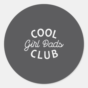 Coole Väter Club Neuer Vater Vatertag Für Papa Män Runder Aufkleber