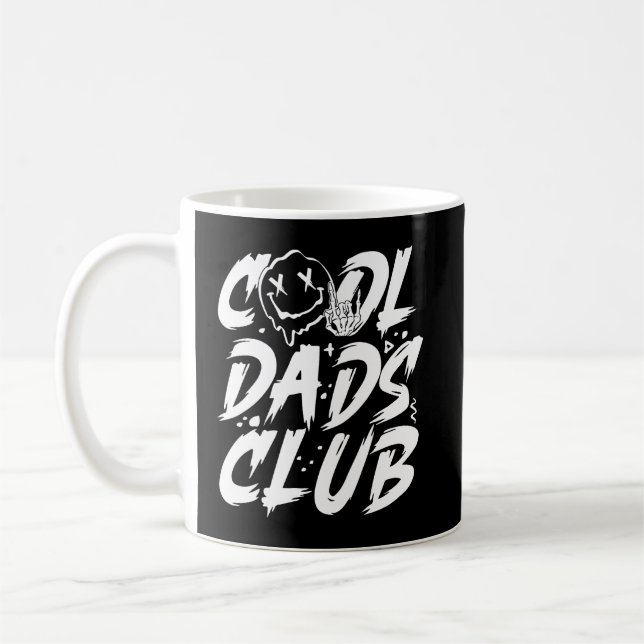 Coole Väter Club Retro Groovy Vater Kaffeetasse (Links)