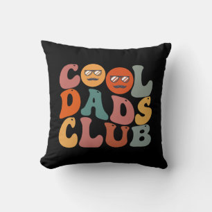 Coole Väter Club Vater Vatertag Retro Groovy Kissen