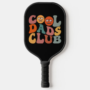 Coole Väter Club Vater Vatertag Retro Groovy Pickleball Schläger