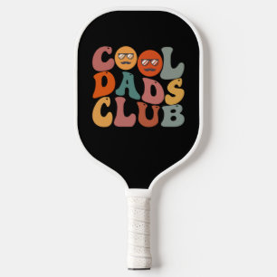 Coole Väter Club Vater Vatertag Retro Groovy Pickleball Schläger
