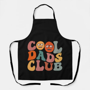 Coole Väter Club Vater Vatertag Retro Groovy Schürze