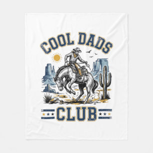 Coole Väter Club Vintage Cowboy Western Hemd Desig Fleecedecke